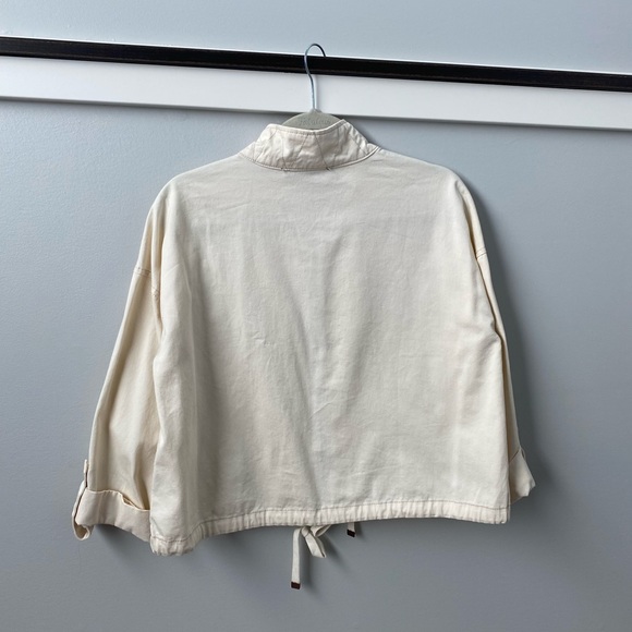 Women’s Cream Cropped Jacket by Mine. Size M. - Picture 2 of 9